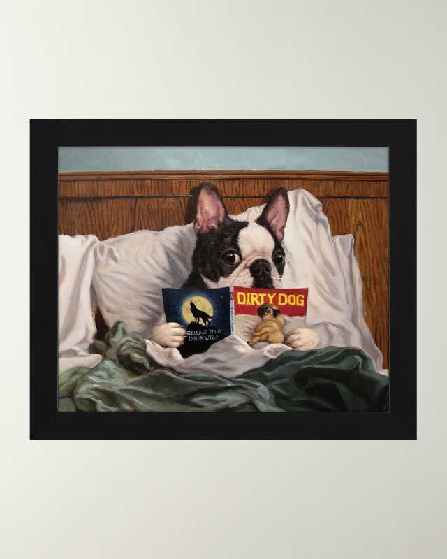 "Dirty Dog" Framed Giclee on Print
